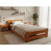 Ljubki dom Postelja Laura 80 x 200 jelša Posteljno dno: Lamelno posteljno dno, Vzmetnica: Vzmetnica Coco Maxi 19 cm