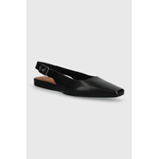Kožne balerinke Vagabond Shoemakers WIOLETTA boja: crna, s otvorenom petom, 5701-101-20
