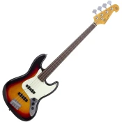 SX SJB62+FL 3-Tone Sunburst Fretless bas kitare