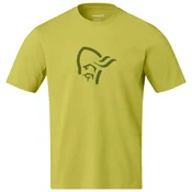 Norrona /29 bombažna majica viking, golden lime (S)