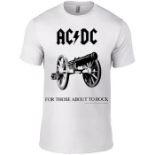 AC/DC majica For Those About To Rock, bela S