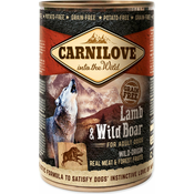 CarniLove Adult konzervirana hrana za pse z okusom jagnjetine in divjega prašiča, 400gr