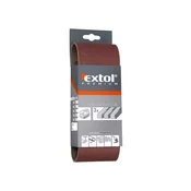 EXTOL brusilna krpa z neskončnim trakom, pakiranje. 3 kosi, 75 x 457 mm, P60 8803506