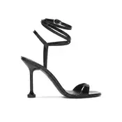 Sandali Stuart Weitzman Naudistini Wrap 100 SM910 Črna