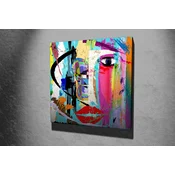 Wallity Dekorativna slika na platnu, 45x45cm, Šarena