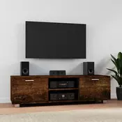 TV ormaric boja dimljenog hrasta 140x40,5x35 cm drveni