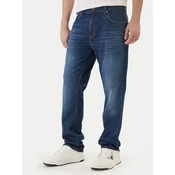 Guess Jeans hlače M6GA31 D1089 Modra Straight Leg