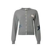 Weekend Max Mara Pletena jopa TEIERA mornarska/bela