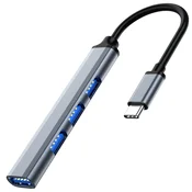 INF USB Hub, USB-C s 4 vrati USB, 5 Gbps, (21275345)
