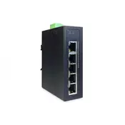 Industrial Gigabit Ethernet Switch 5-port, DIN rail, extended temp. range