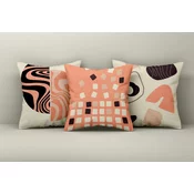 Aberto Design Set dekorativnih jastucnica Asr_plw25-14, 43x43 cm, 3 komada, Šarena