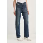 Levis kavbojke straight kroja ženske RIBCAGE STRAIGHT ANKLE