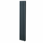 MONSTER Ovalni stebričasti radiator – 1600 mm x 240 mm – antracitno siva, (21569747)