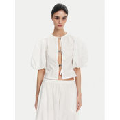 PINKO Bluza 105185 Bela Regular Fit