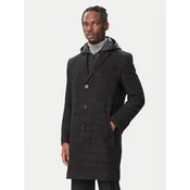 KARL LAGERFELD Volneni plašč 455733 564755 Črna Regular Fit