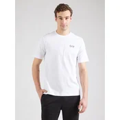 EA7 Emporio Armani Majica črna / bela