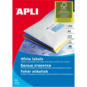 Apli bele nalepke 38 x 21,2 mm, 65/stran