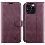 Infostyle OCASE preklopni ovitek za iPhone 16 Pro Max, RFID, barva murve