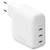 LINQ LinQ, GAN omrežni polnilnik s 3 USB-C priključki, Power Delivery 140W, Bela, (5000190840)