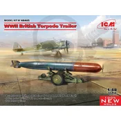 ICM ICM48405 Prikolica za britanska torpeda iz druge svetovne vojne 1:48