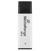 MediaRange MediaRange USB ključek 32GB USB 3.0 Visokozmogljiv, Aluminij