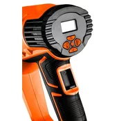 Toplotna pištola 2000W, I: 50°C, II: 70-600°C, ohišje, zaslon