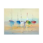 Canvas Slika na platnu Brodovi u luci, 120 x 90 cm