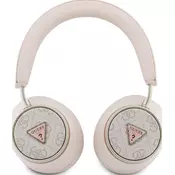 Guess PU 4G Triangle Logo ENC brezžične slušalke roza