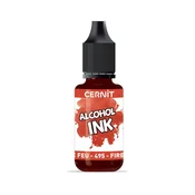 CERNIT barvno črnilo na alkoholni osnovi 20 ml | 495 fiery red