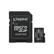 Kingston + SD adapter SDCS3/128GB Micro SD Card 128GB class 10