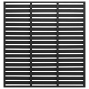 VIDAXL WPC panel za ogradu (180x180cm), crni