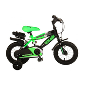 Volare Sportivo djecji bicikl 12 s dvije rucne kocnice crno-zeleni