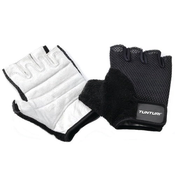 Tunturi fitnes rokavice Fit Easy, črno-bele XL