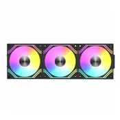 Raidmax Kuler NV-MD120FBP3, 120mm, RGB, Crni