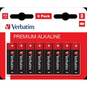 VERBATIM Alkalne baterije AA, 8 PAKET, LR6