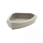 MODERNA Toalet za macke Corner Tray, Ugaoni, Sivi