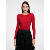 Red womens long-sleeved T-shirt ORSAY - Womens