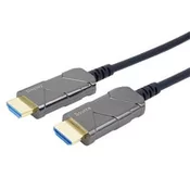 PremiumCord Ultra High Speed HDMI 2.1 optični kabel 8K@60Hz, pozlačen 25 m