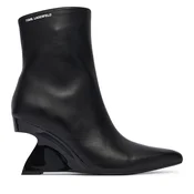 KARL LAGERFELD Škornji Waverly KL34645 Črna