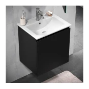 BATH DELUXE 09-050-63-02-01 - Kopalniška omarica z umivalnikom KENWOOD 51 cm črna