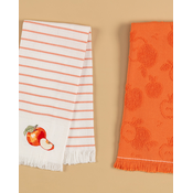 MADAME COCO Eliane Set kuhinjskih krpa, 2kom, 40x60cm, Narandžaste