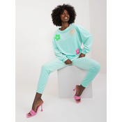Womens mint velvet set with sweatshirt and trousers