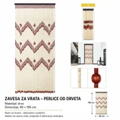 KMT Zavesa za vrata, Bež