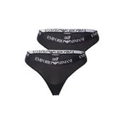 Emporio Armani Spodnje hlačke črna/bela