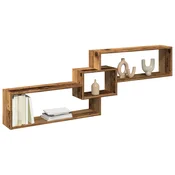 Zidni ormaric 158x18x53 cm boja starog drva konstruirano drvo
