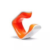 Hornit Stenski nosilec za kolo Roadie S bel in oranžen Clug (23-32 mm) - nosilec za kolo