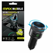 MAXMOBILE FM transmitter i Auto punjac NT7010,total 42W Type C/USB