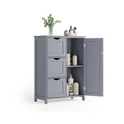 Songmics Omara z stranskimi vrati 30x60x81 cm Siva