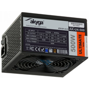 Akyga PC napajalnik 500W Ultimate Series modularni 80+ Bronze 120mm ventilator