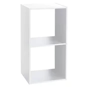 FIVE Polica 2 otvora Modul, 34.5x32x67.6cm, furnir bijela